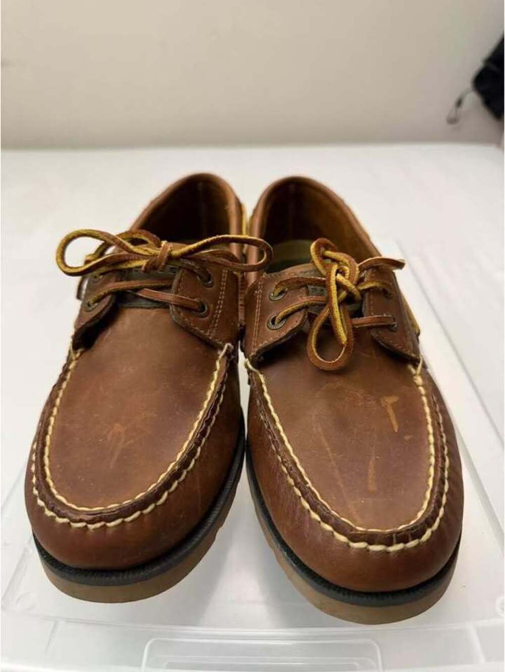 Sperry Top-Sider Leather Boat Shoes Brand New Mens Size 8.5 $60